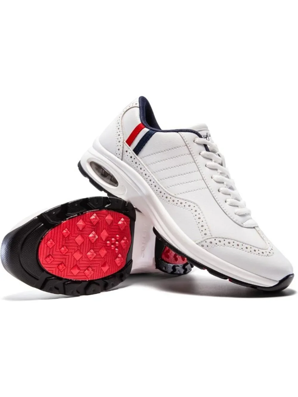 Men's Arch Fit Lace-Up Golf Shoes | Casual Anti-Slip Sneakers for Outdoor